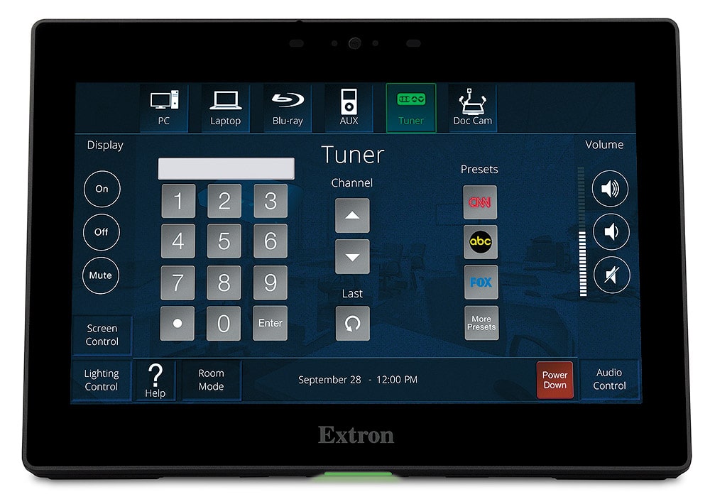 Extron tlp pro 725t pantalla táctil touchlink pro de 7